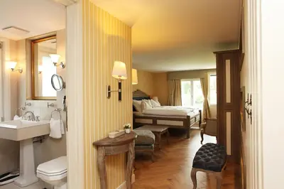 Ein Badezimmer in der Unterkunft Landhaus Spatzenhof