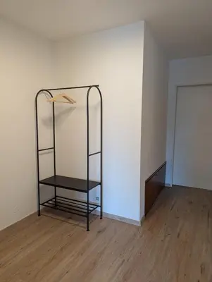 Ein Bett oder Betten in einem Zimmer der Unterkunft Helle Wohnung in Erkrath