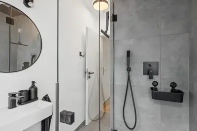 Ein Badezimmer in der Unterkunft Dachgeschoss Traum Wohnung Ronsdorf 3 Zimmer