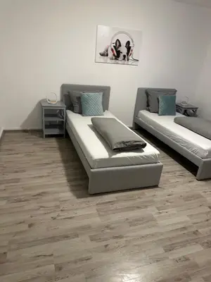 Ein Sitzbereich in der Unterkunft Smile Apartment 3