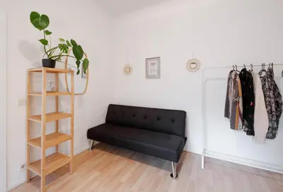 Ein Sitzbereich in der Unterkunft Bismarck Home - Central, Cozy & Family-Friendly in Essen nähe Messe