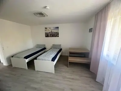 Ein Bett oder Betten in einem Zimmer der Unterkunft Apartment with Balcony in Dortmund
