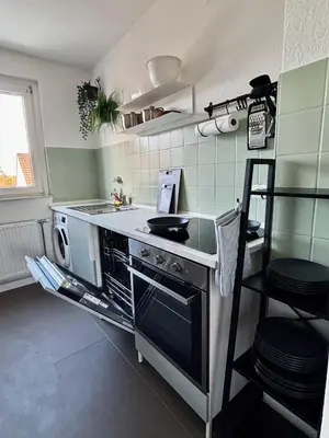 Küche/Küchenzeile in der Unterkunft The green cow 6P apartment Balcony Smart TV