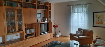 Küche/Küchenzeile in der Unterkunft Ferienwohnung mit Ruhrtalblick