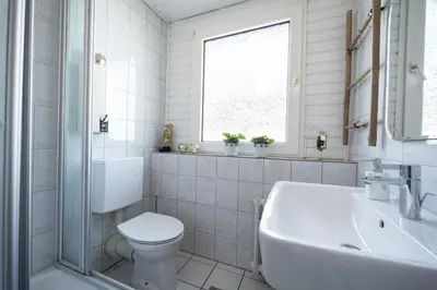 Ein Badezimmer in der Unterkunft Im Herzen Kupferdrehs