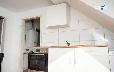 Küche/Küchenzeile in der Unterkunft BEGE APARTMENTS Company Zone