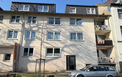 Das Gebäude in dem sich die Ferienwohnung befindet
