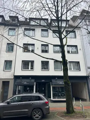 Das Gebäude in dem sich die Ferienwohnung befindet