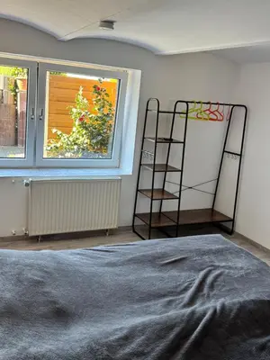 Ein Bett oder Betten in einem Zimmer der Unterkunft Niederrhein Kaue