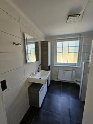 Ein Badezimmer in der Unterkunft Ferienwohnung In den Birgden
