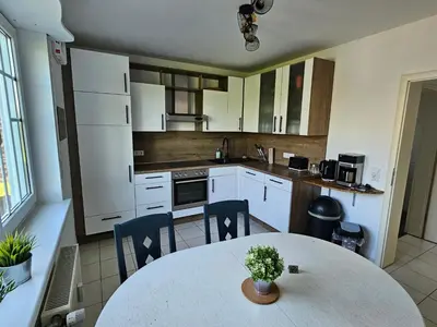 Küche/Küchenzeile in der Unterkunft Ferienwohnung In den Birgden