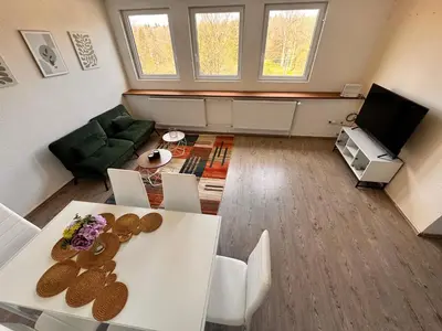 TV/Unterhaltungsangebot in der Unterkunft A&V Apartments Iserlohn Kiki Karl-Arnold