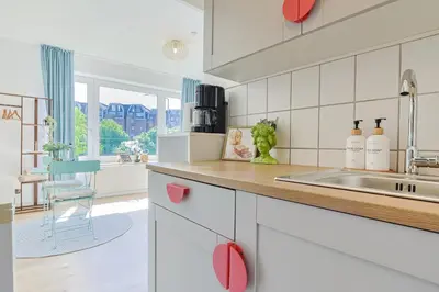 Küche/Küchenzeile in der Unterkunft City Cocoon