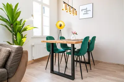 Ein Sitzbereich in der Unterkunft Smart Home - Wuppertal - Perfect for 5 Guests! Netflix - Central - Smart TV - Free Parking Zone