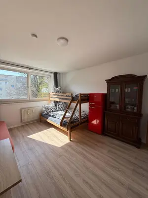 Ein Sitzbereich in der Unterkunft Urban Nest