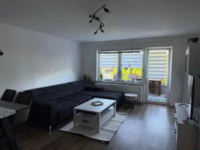 Ein Sitzbereich in der Unterkunft Ruhrpott FeWo