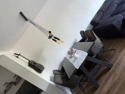 Ein Sitzbereich in der Unterkunft Ruhrpott FeWo