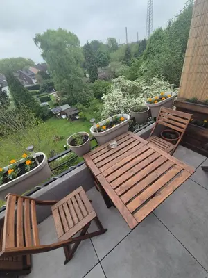 Ein Garten an der Unterkunft Ruhrpott FeWo