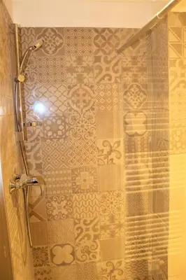 Ein Badezimmer in der Unterkunft Das Rubinhaus für Dich allein!