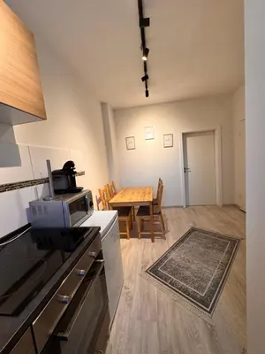Küche/Küchenzeile in der Unterkunft A&V Apartments Tiger Nähe Stadion