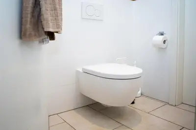 Ein Badezimmer in der Unterkunft Stylish city apartment at Central Station