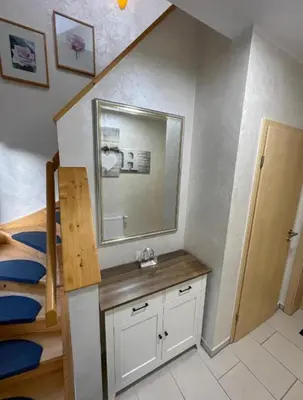 Ein Badezimmer in der Unterkunft Nußberg Apartments Iserlohn
