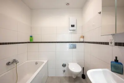 Ein Badezimmer in der Unterkunft HagenStay Eilpe 1