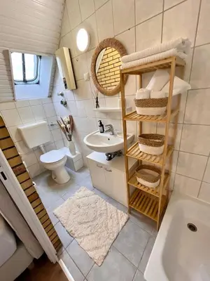 Ein Badezimmer in der Unterkunft Gemütlich & zentral Nähe Centro Oberhausen