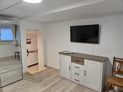 TV/Unterhaltungsangebot in der Unterkunft Aurora Apartment in Essen
