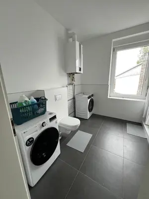Ein Badezimmer in der Unterkunft Wohnung 8P Zentral Lüdenscheid