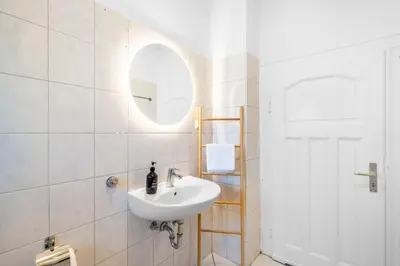 Ein Badezimmer in der Unterkunft JAKSE-Apartments - Bochum Work & Relax - Top Anbindung & Parkplätze