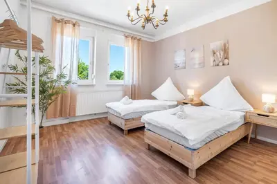 Ein Bett oder Betten in einem Zimmer der Unterkunft JAKSE-Apartments - Bochum Work & Relax - Top Anbindung & Parkplätze
