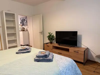 Ein Bett oder Betten in einem Zimmer der Unterkunft Bungalow no 9