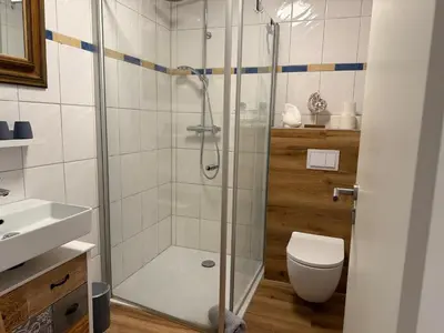 Ein Badezimmer in der Unterkunft Bungalow no 9