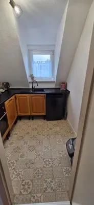 Küche/Küchenzeile in der Unterkunft Ferienwohnung Sonnenhof - Remscheid - Garten - Parken - Küche - Nähe Vaillant, Sana-Klinikum, Schloss Burg!