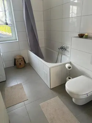 Ein Badezimmer in der Unterkunft gemütliche Wohnung in Witten