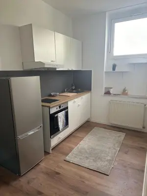 Küche/Küchenzeile in der Unterkunft gemütliche Wohnung in Witten