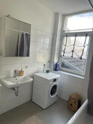 Ein Badezimmer in der Unterkunft gemütliche Wohnung in Witten