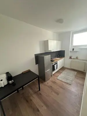 Küche/Küchenzeile in der Unterkunft gemütliche Wohnung in Witten