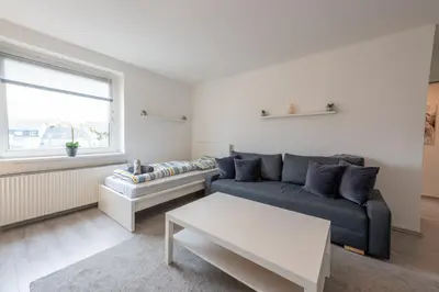 Ein Sitzbereich in der Unterkunft HagenStay Mittelstadt 2
