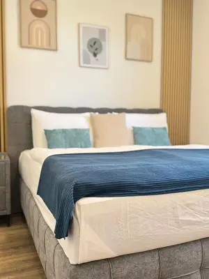 Ein Bett oder Betten in einem Zimmer der Unterkunft Mahesars Home