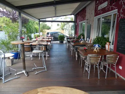 Ein Restaurant oder anderes Speiselokal in der Unterkunft Haus der Gastlichkeit