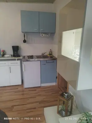 Küche/Küchenzeile in der Unterkunft Möb Apartment in Gladbeck