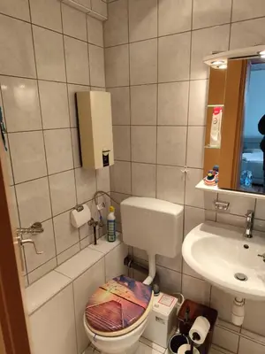 Ein Badezimmer in der Unterkunft Möb Apartment in Gladbeck