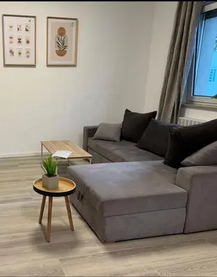 Ein Sitzbereich in der Unterkunft Stilvolles Apartment Royal Zentral Ruhig & Parkplatz inkl