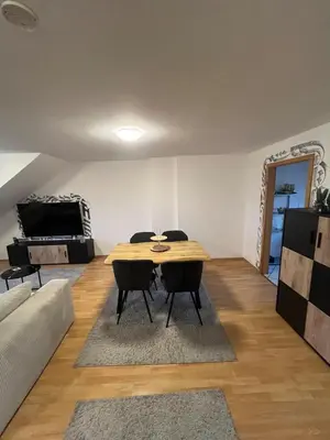 Ein Sitzbereich in der Unterkunft City-Loft am Rathaus Essen