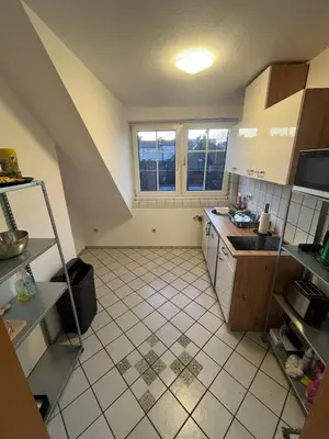 Küche/Küchenzeile in der Unterkunft City-Loft am Rathaus Essen
