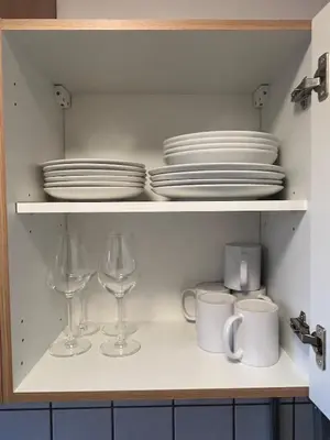 Küche/Küchenzeile in der Unterkunft City-Loft am Rathaus Essen
