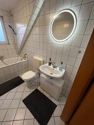Ein Badezimmer in der Unterkunft City-Loft am Rathaus Essen