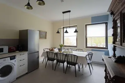 Küche/Küchenzeile in der Unterkunft Big Premium Apartment with Rhine View, totally new